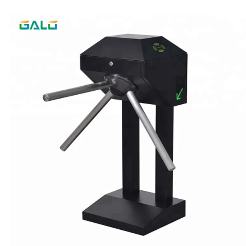 

Smart RFID Semi-Automatic Access Control System Vertical Tripod Turnstile
