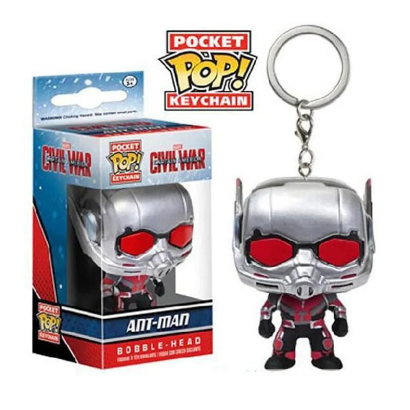 

Funko Pop Pocket Marvel Keychain Civil War Ant-Man Action Figure Toy