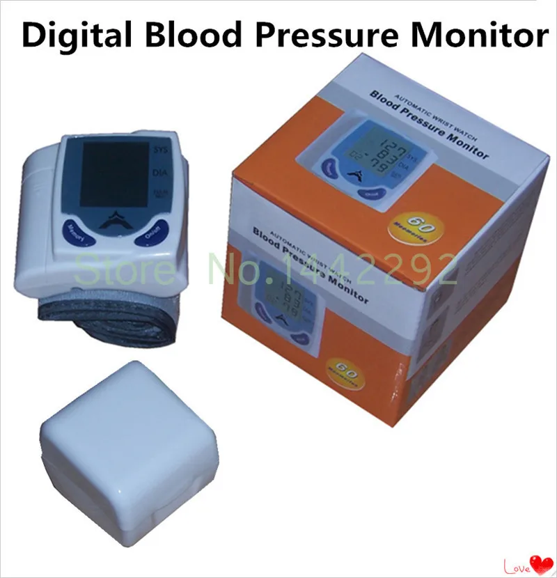 

Real Sale Electronic Portable Digital Blood Pressure Monitor Pumps Device Apparatus For Gauge Heart Rate Medical Tonometer