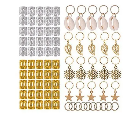 

80pieces/set personality hairpins metal knobs small braids star DIY hair accessories Hollow metal sleeve Leaves snowflake