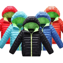 Детская верхняя одежда зимнее теплое пальто с капюшоном для мальчиков детская одежда с хлопковой подкладкой пуховик для мальчиков детские спортивные куртки для детей возрастом от 5 до 12 лет