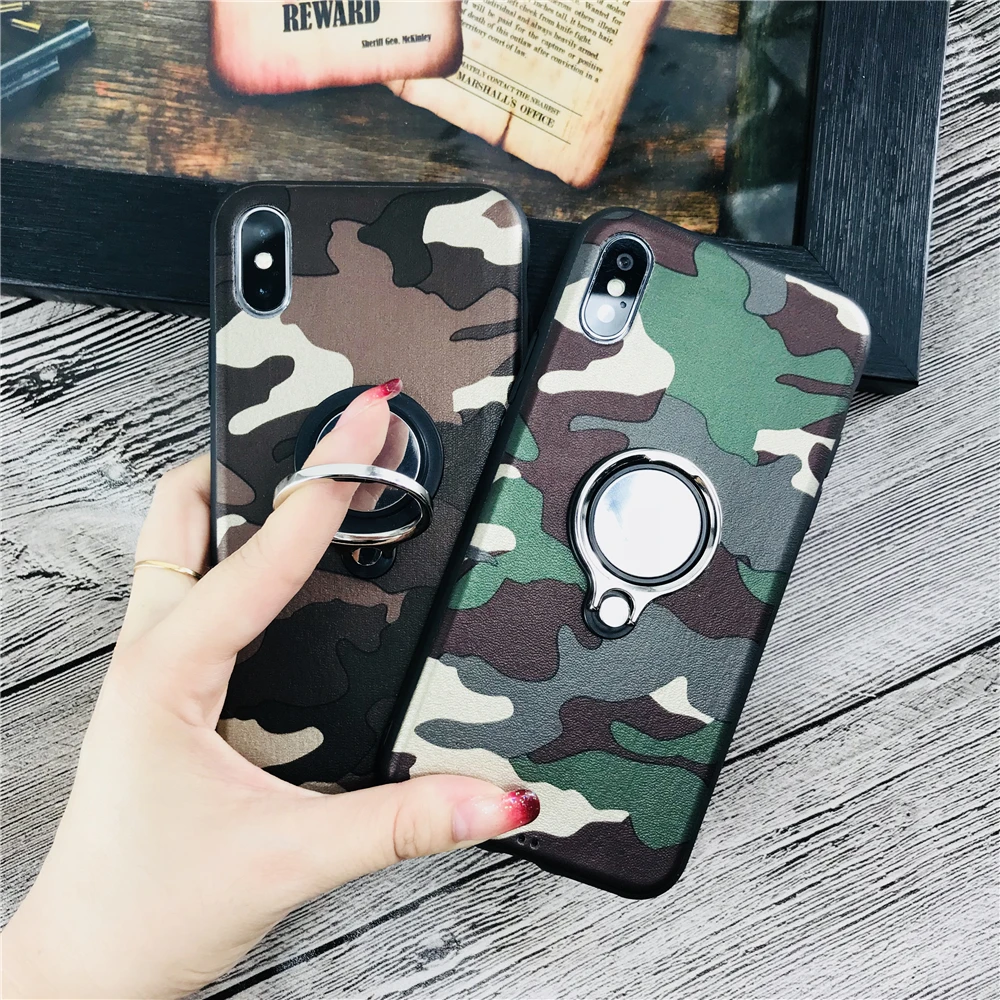 Retro Camouflage American flag Luminous Case For iphone 7 7plus X 8 6 6S Plus Super Man Matte Hard PC Phone Army style Fundas |