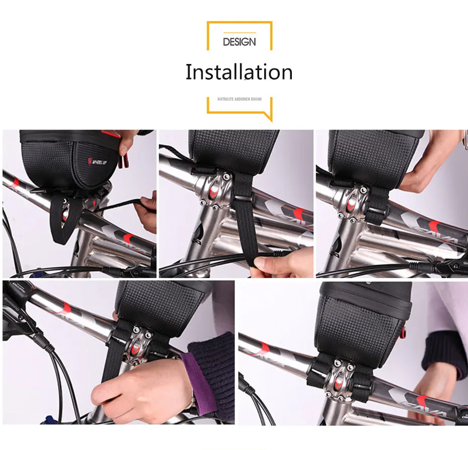 Flash Deal Bicycle Bag Waterproof Phone Holder Bike Bag 6 Inch Touch Screen Phone Holder Bicycle Handlebar Bags Bycicle Accessories 7