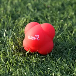 6,3 см крошечные тренировочные шары красного цвета удобные отражение обучение эластичный мяч реакции человека упражнения оборудования