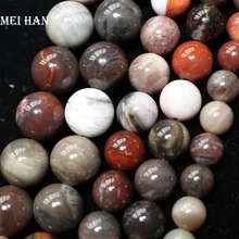 Meihan 8 мм/10 мм/12 мм Натуральные Шелковые Гладкие бусины для браслета дизайн ювелирных изделий сделай сам
