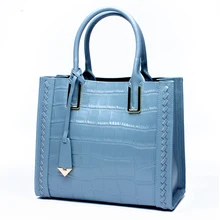 Дизайнерская женская сумка-тоут из натуральной крокодиловой кожи, женская сумка на плечо с узором, повседневная женская сумка Bolsas Femininas