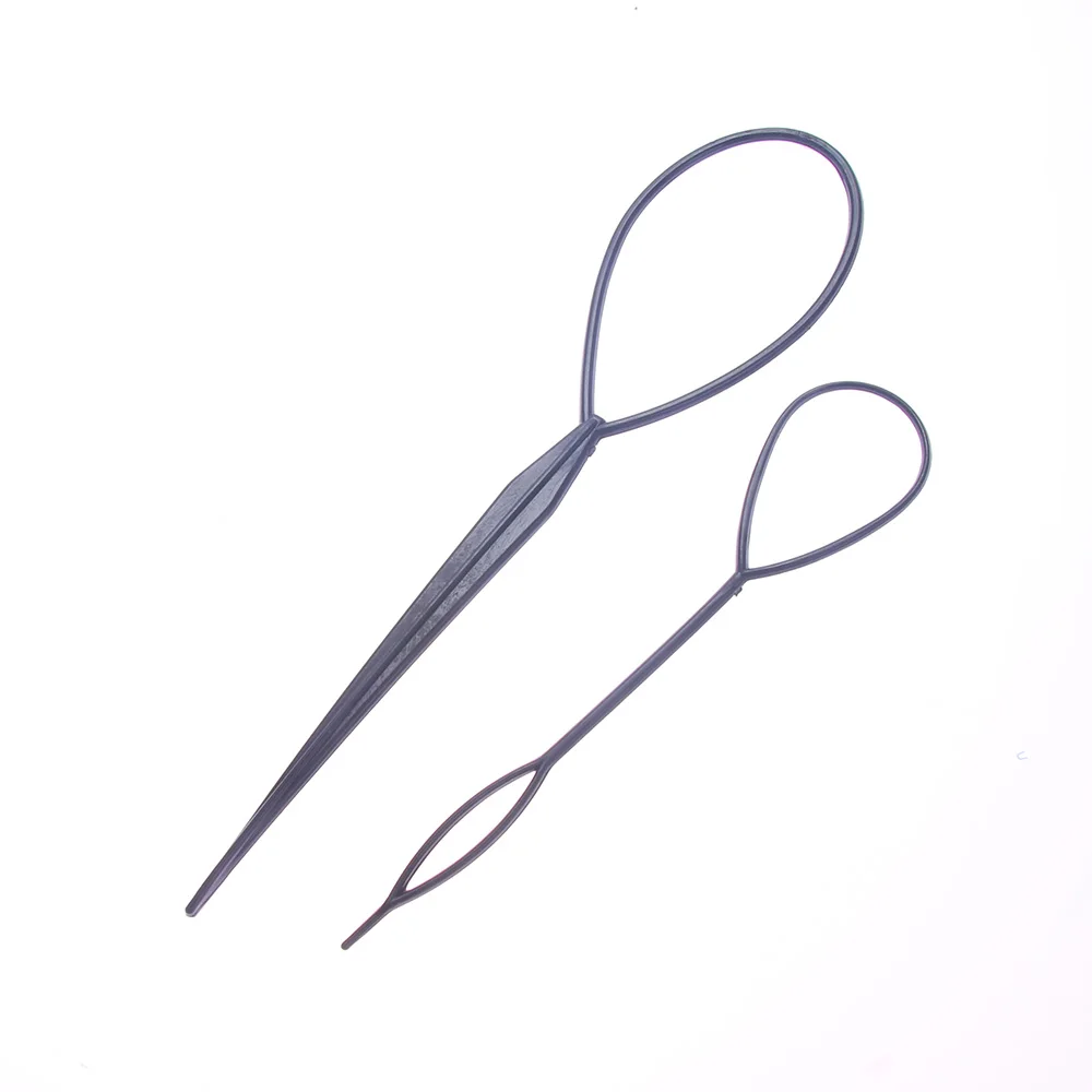 1Pair Ponytail Creator Plastic Loop Styling Tools New Plastic Magic Topsy Tail Hair Braid Ponytail Styling Maker Clip Tool 1 Set 1Pair Ponytail Creator Plastic Loop Styling Tools New Plastic Magic Topsy Tail Hair Braid Ponytail Styling Maker Clip Tool 1 Set
