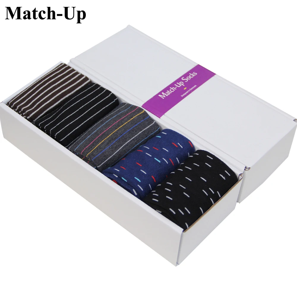 

Men's gift box Business Combed cotton socks US Size(7.5-12) (5 pairs / box)