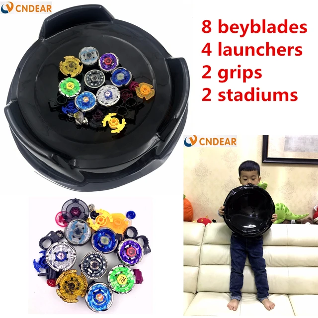 Beyblade Metal Fusion 4D Freies spinner top 8 beyblades 4
