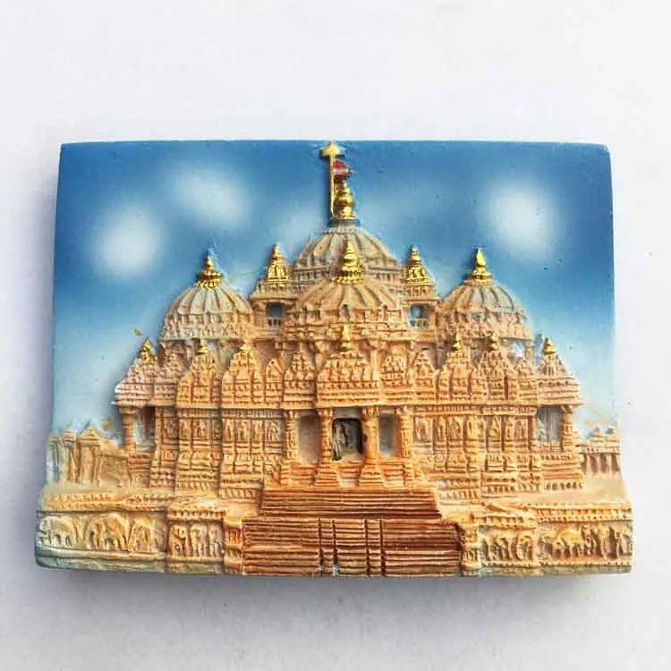 Sadam, New Delhi, India, temple, three dimensional paste