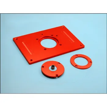 

For Woodworking Engraving Machine Aluminum alloy wood milling Router Table Insert Plate 200*300*10MM With Cover Woodworking tool