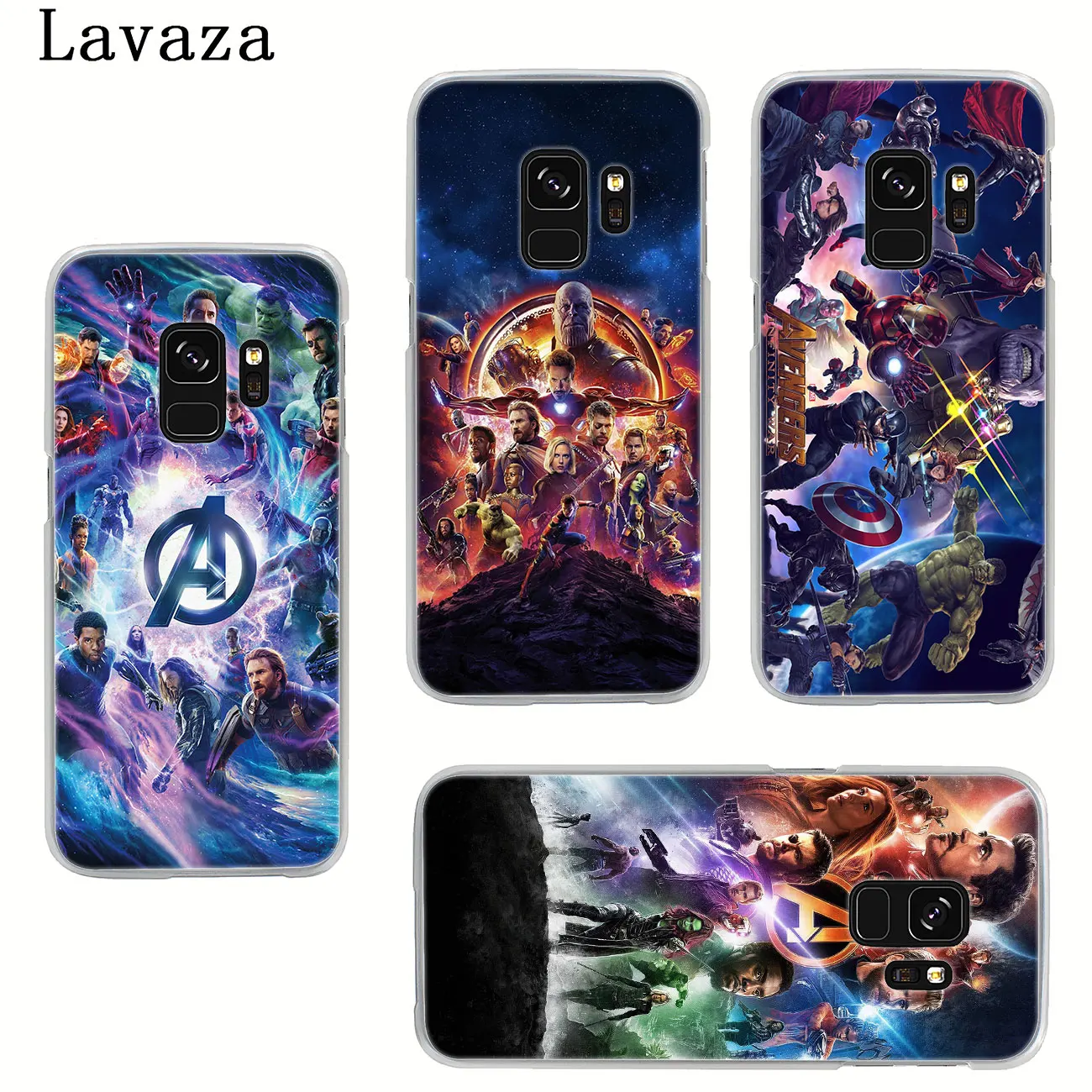 Твердый чехол для телефона Lavaza Avengers Endgame Marvel Captain America Samsung Galaxy S7 S6 Edge S8 S9 + S10 Plus