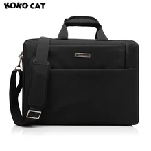 KKCAT Waterproof Crushproof 15.6 inch Notebook Computer Laptop Bag for Men Women Briefcase Shoulder Messenger Bag kalidi 17 inch laptop bag shoulder bag notebook briefcase messenger computer bag for mackbook 15 6 17 3 laptop handbag 15 inch