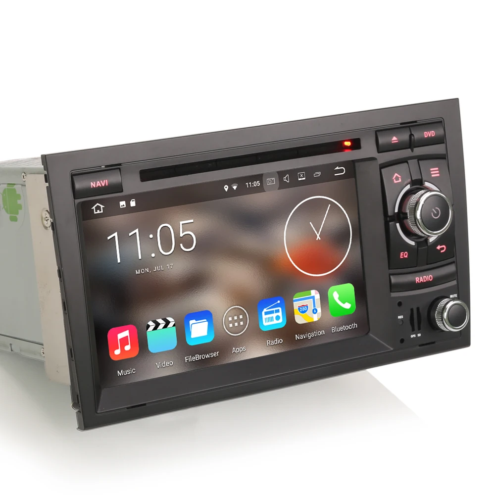 7 &quotAndroid 1 DVD стереосистема DAB + автомобиля gps навигации для AUDI A4 S4 RS4 B9 B7 SEAT EXEO