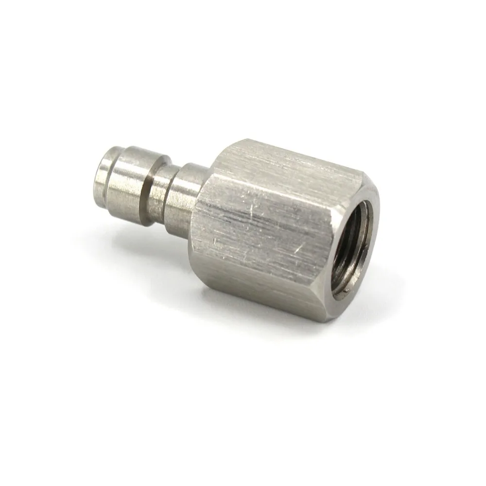 PCP ВВС Пейнтбол нержавеющая сталь Quick Coupler фурнитура для соединителя 1/8NPT M10x1 1/8 BSPP 8