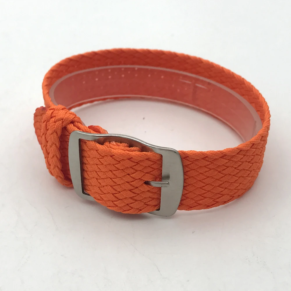 

Watch strap 20mm colored NATO strap made of sturdy ballistic nylon Zulu orange AJ