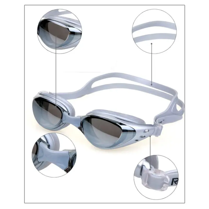 Male Female Swimming Goggles Glasses Waterproof Men Anti Fog Unisex Adult Swimming Diving Frame Pool Sport Eyeglasses Spectacles 3