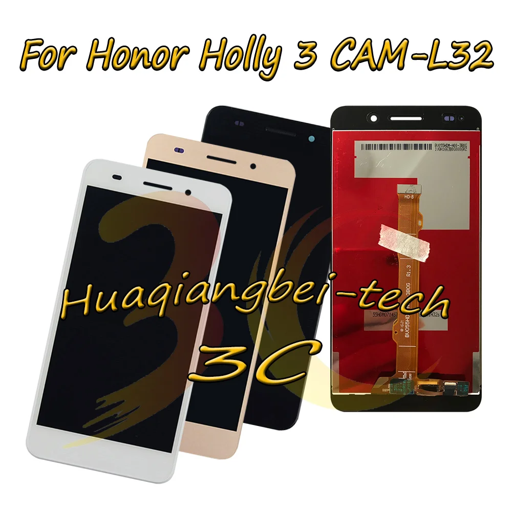 

5.5'' New For Huawei Honor Holly 3 CAM-L32 Full LCD DIsplay + Touch Screen Digitizer Assembly 100% Tested With Tracking Number
