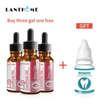 Объем Уход за губами макияж масло увлажняющий приукрашивать губу валовой усилитель повышает эластичность губ для морщин с отбеливанием зубов