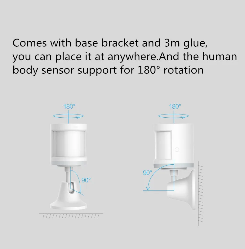  Xiaomi Aqara Human Body Sensor Smart Body Movement Motion Sensor Zigbee Connection holder stand Mih - 32828696729