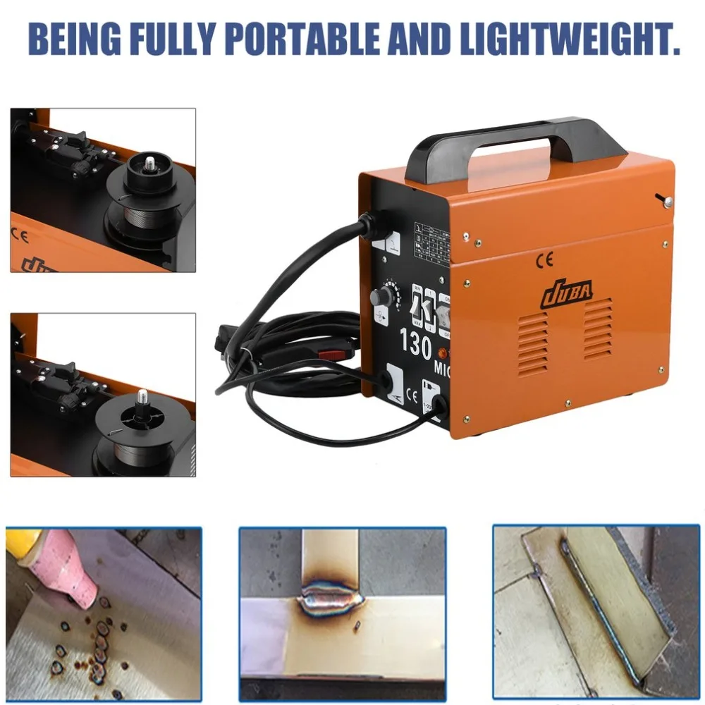 

Professional MIG-130 No-Gas Welding Machine 230V Electric Welding Machine Gasless MIG Weldering Equipment Welding Tools UK Plug