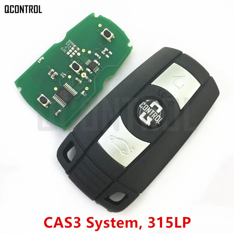 

QCONTROL Car Remote Smart Key DIY for BMW 1/3/5/7 Series CAS3 X5 X6 Z4 Vehicle Keyless Alarm 315LP