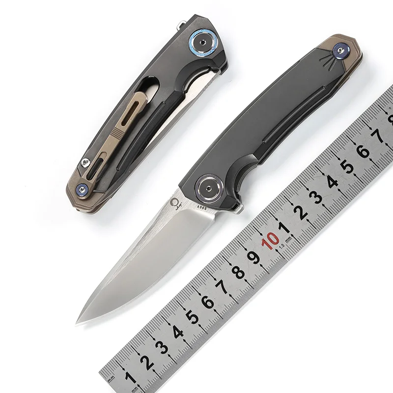 

DICORIA Greyhound tactics folding knife ball bearing S90V blade ZAlium handle camping hunting outdoor Survival knives EDC Tools