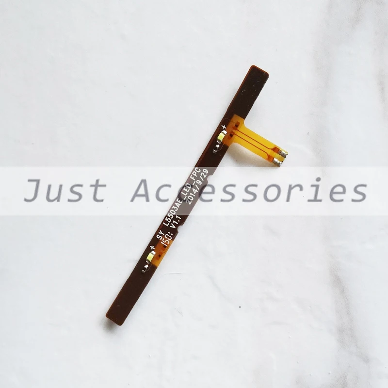 

used Power On/Off Button sound volume Flex Cable FPC for Wiko Rainbow 4G