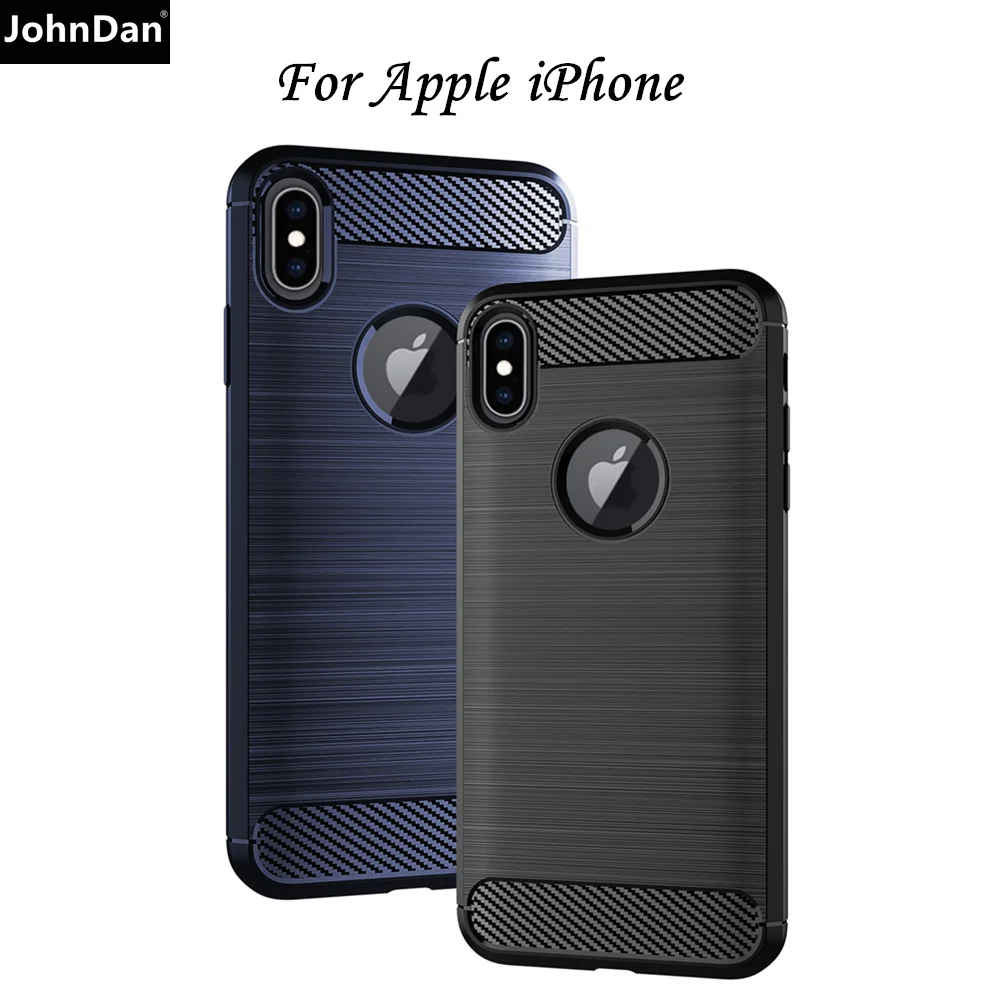 Best TPU Case For Apple iPhone XS Max XR X 8 7 6S 6 Plus Carbon Fiber Ultra Thin Rubber Silicone Case For iPhone X S R Cover Cases