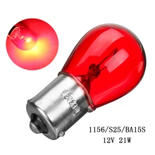 V w 1156 BA15S 21 12 S25 Car Auto Turn Signal Cauda Brake Parar Reversa Luzes Lâmpada Vermelha Lâmpada Traseira lâmpadas
