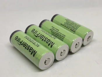 

MasterFire 4pcs/lot Original 3.6V NCR18500A 18500 2000mah Li-Ion Battery Rechargeable Protected Batteries with PCB For Panasonic
