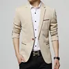 Covrlge 2022 Spring Autumn New Men Blazer Fashion Slim Fit Male Suit Jacket Coat Elegant Mens Dress Clothes Wedding Coat MWX013 ► Photo 3/6