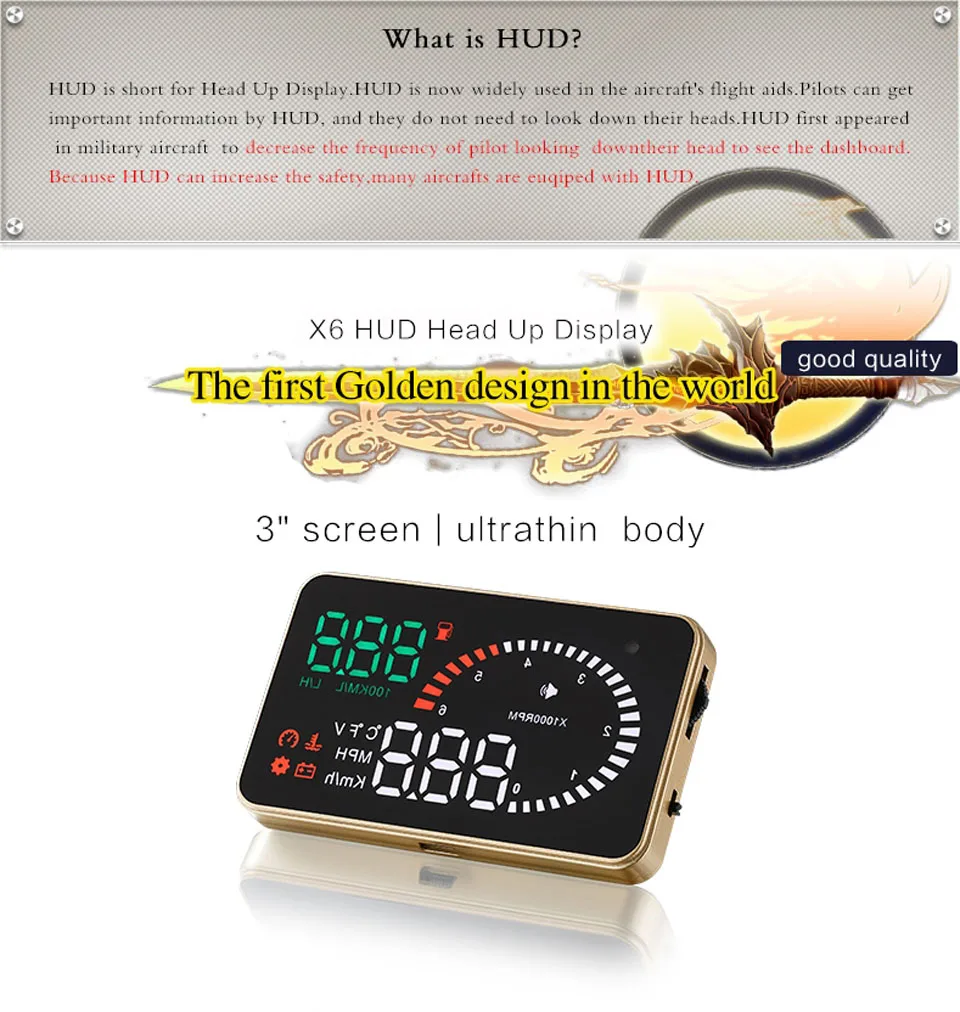 X6 OBD2 HUD (1)