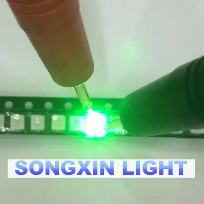 XIASONGXIN светильник 100 шт. SMT SMD светодиодный 3528 1210 водно зеленый Ультраяркий