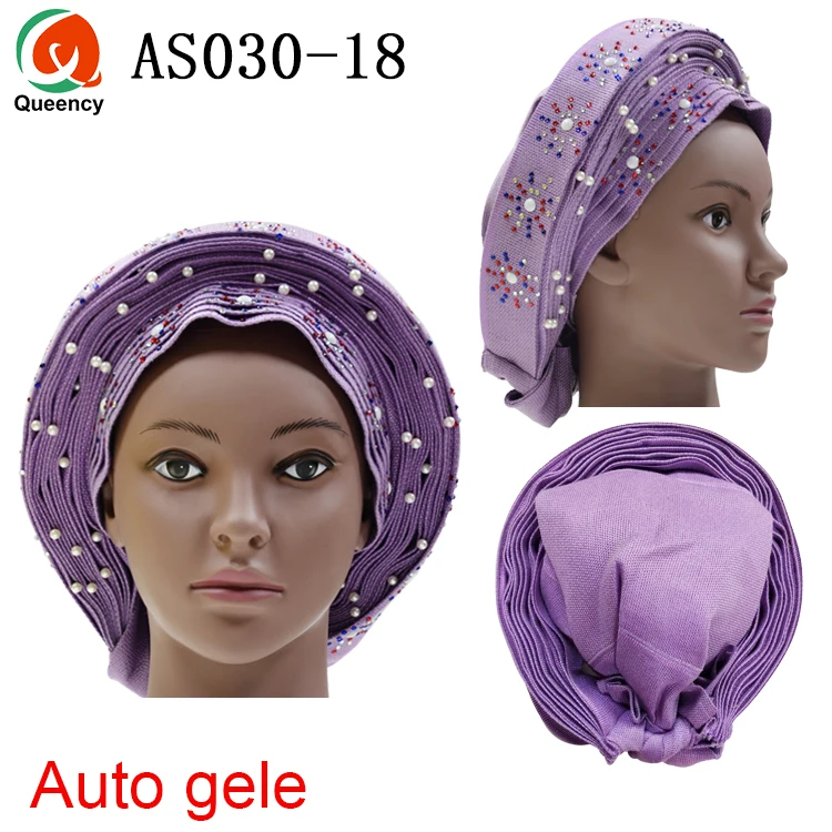 Queency африканские готовые дамы Aso oke материал авто-геле Headtie многоцветные доступны DHL AS030