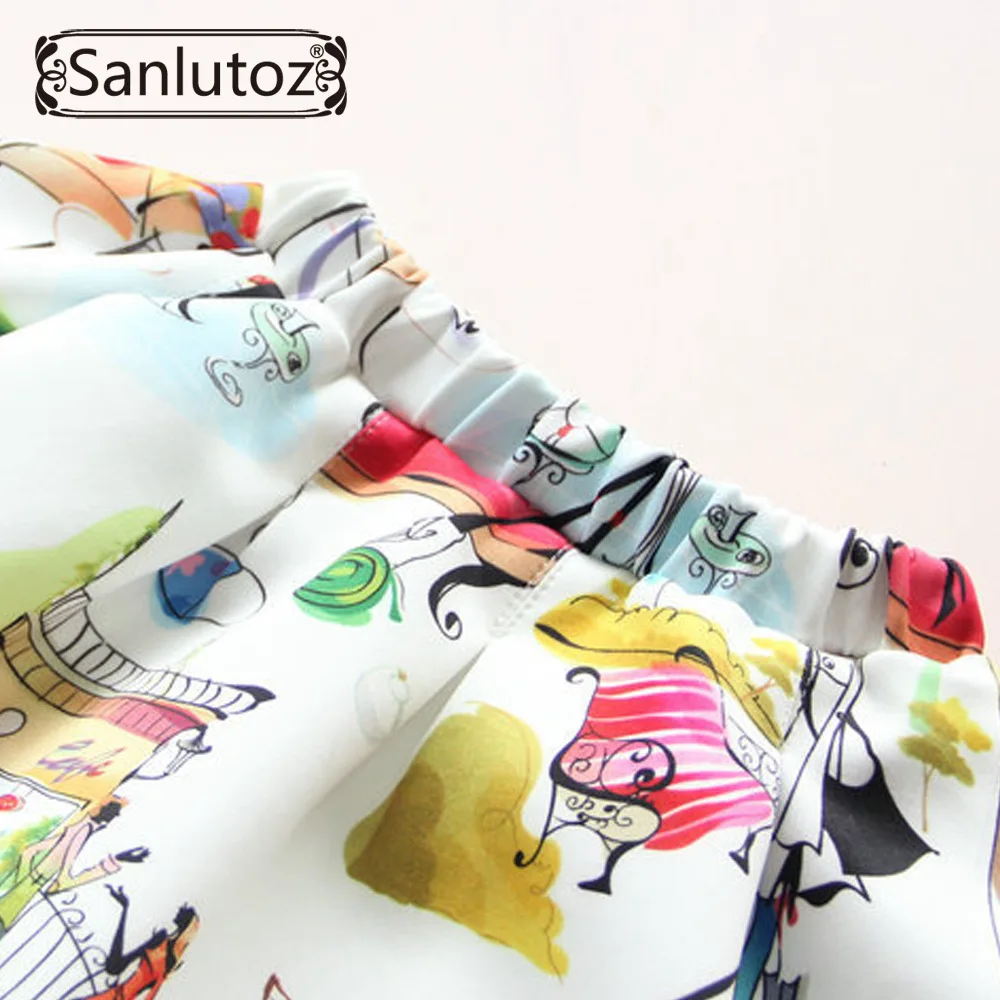Sanlutoz/детская одежда комплект для девочек, детская одежда брендовая одежда для девочек зимние спортивные костюмы комплект из 2 предметов для малышей(куртка+ юбка