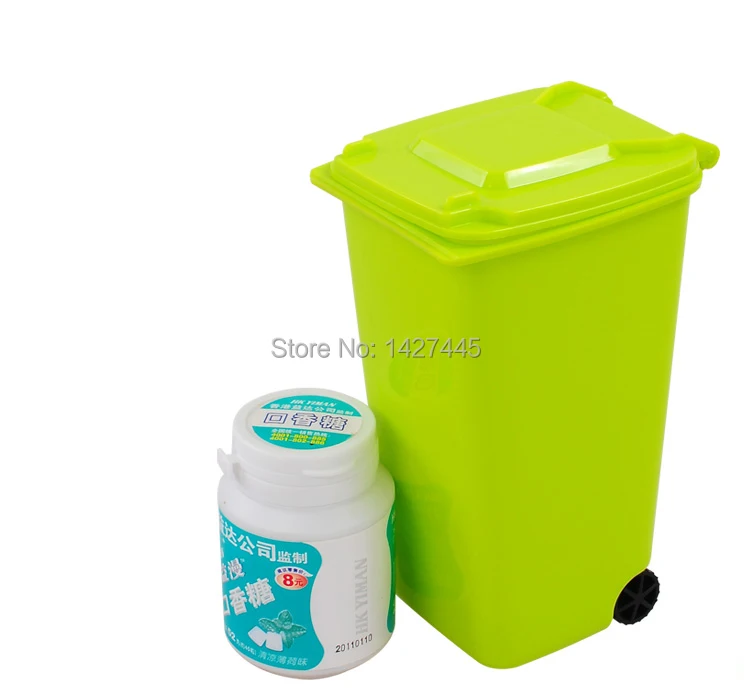 Buy Free Shipping 1pcs novelty mini desk Trash Can Pen