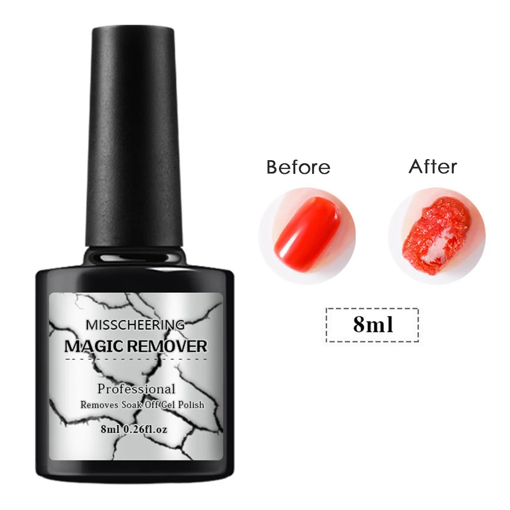 

8/15ml Nail Gel Magic Remover Gel Soak off Burst Remover Nail Polish Delete Primer Acrylic Clean Degreaser For Nail Art Lacquer