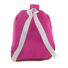 1:6 масштаб фуксия рюкзак сумка куклы дом миниатюрные украшения