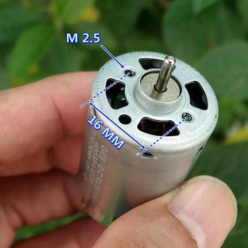 1 шт. Сильный магнитный микро-мотор с высоким крутящим моментом DC6V 18500 об/мин 380 мотор для DIY модель корабля модель автомобиля электрическая техника горячая распродажа