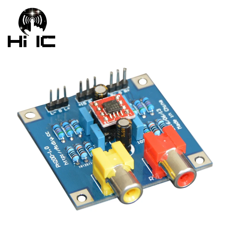 

Audio Balance Signal Balanced XLR to unbalanced RCA Single-ended RCA Audio Signal Conversion Board