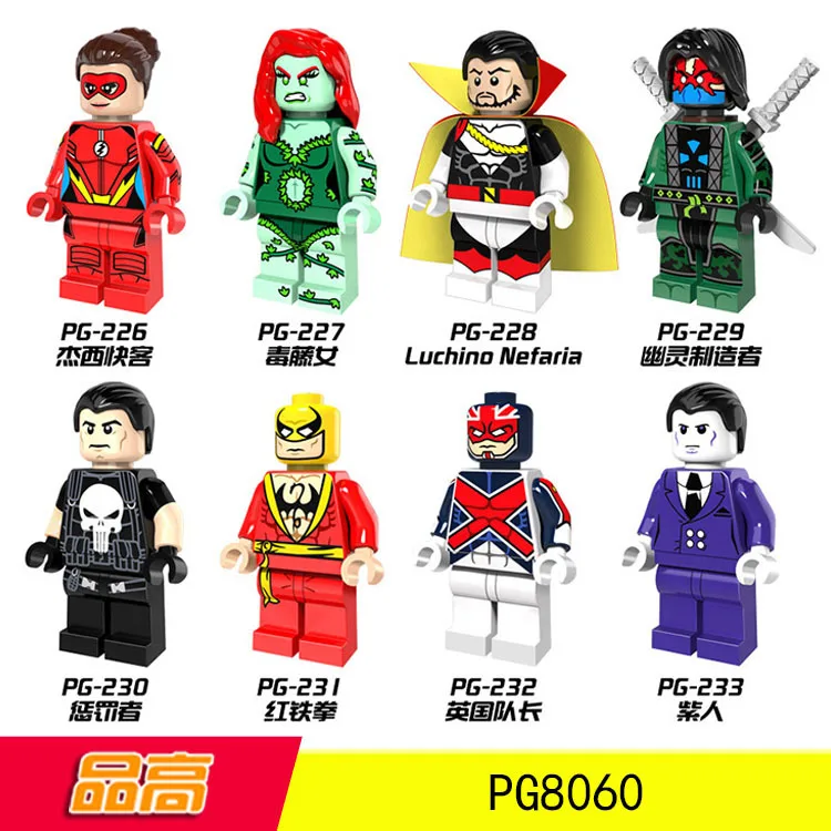 

Superhero Jessie Express Poisonous vine Ghost maker Punishe Minifigured Building Blocks Figure Bricks Compatible With Legoings