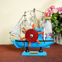 Woody crafts sailing model with music box function sailboat model decoration ship home ornaments