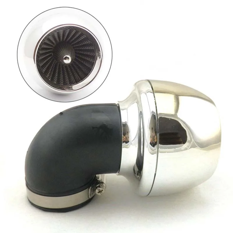 

Performance Motorcycle Air Filter For 150cc 250cc Scooter ATV Quad Moped Go kart Buggy Part 48mm Silver