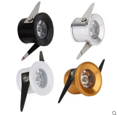 

Led Mini Downlight Under Cabinet Spot Light 3w For Ceiling Recessed Lamp Ac85-265v Down Lights Free Shipping