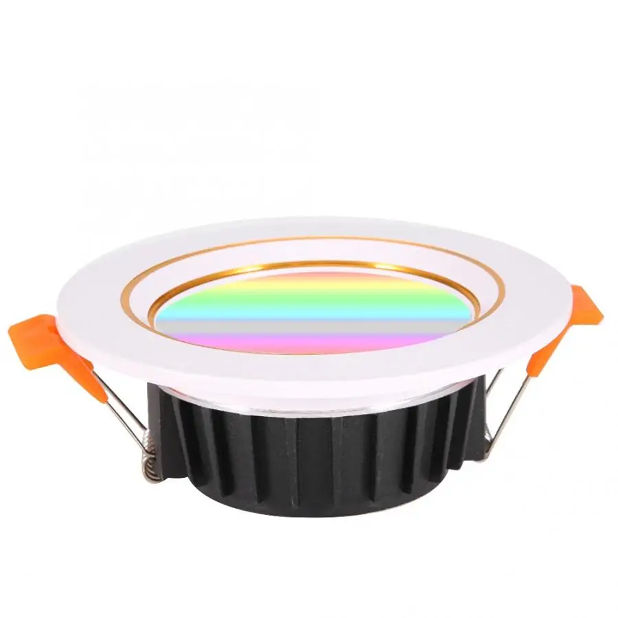 AC85V 265V 7 Вт RGB + W светодиодный потолочный светильник с управлением смартфона Wi Fi
