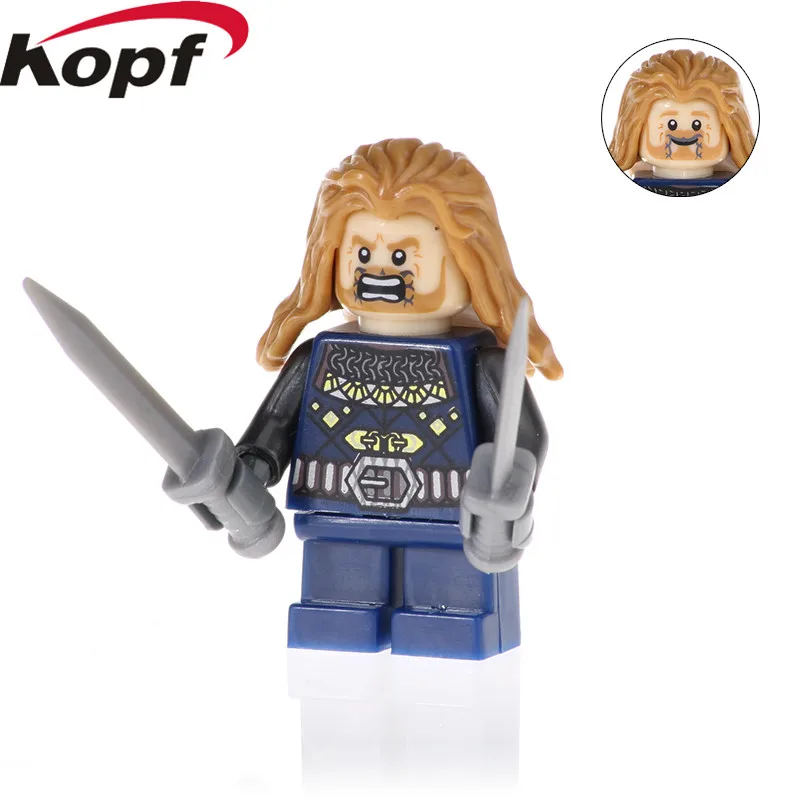 

PG557 Single Sale Bricks Lord of the Ring Series Philip Action Iron foot Dan Figures Building Blocks For Children Gift Toys