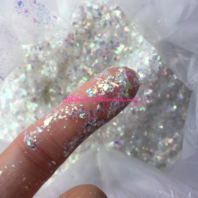 bianco-neve-iridescente-glitter-film-di-taglio-irregolare-glitter-perfetto-glitter-per-mestieri-della-resina-clear-coriandoli-scintillio-di-arte-del-chiodo