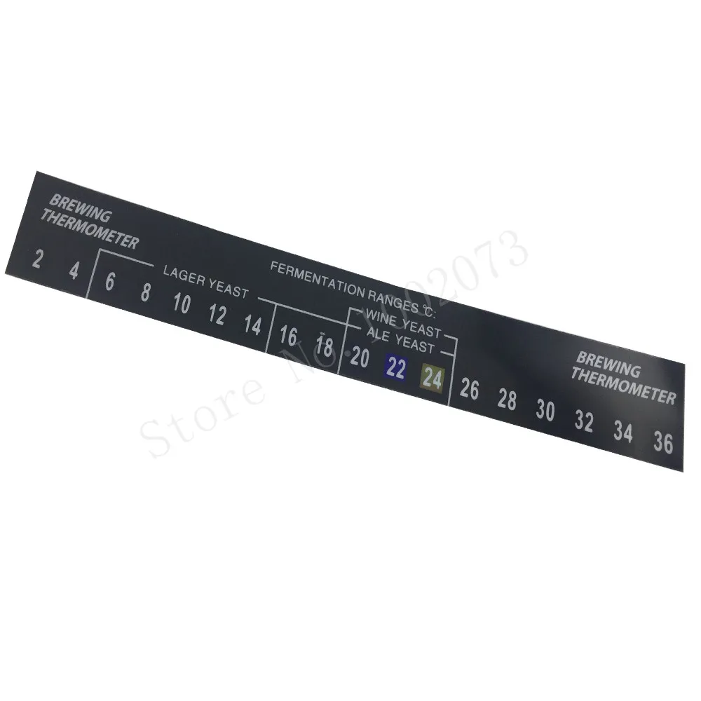 

HOME BREW Beer DIGITAL STICK ON THERMOMETER LCD THERMOMETER 2C TO 36C Beer Spirits wine