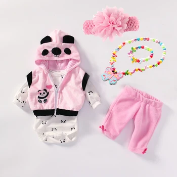

Baby Doll Clothes Accessories for 20-22inch 50-55cm bebe doll Reborn silicone babies doll toys with bracelet necklace